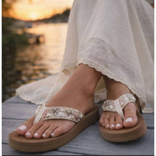 Women's A Walk Down The Aisle Flip Flops
