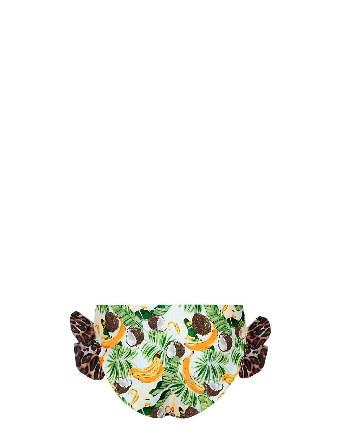 Damen Bikinihose mit Rüschen, wendbar