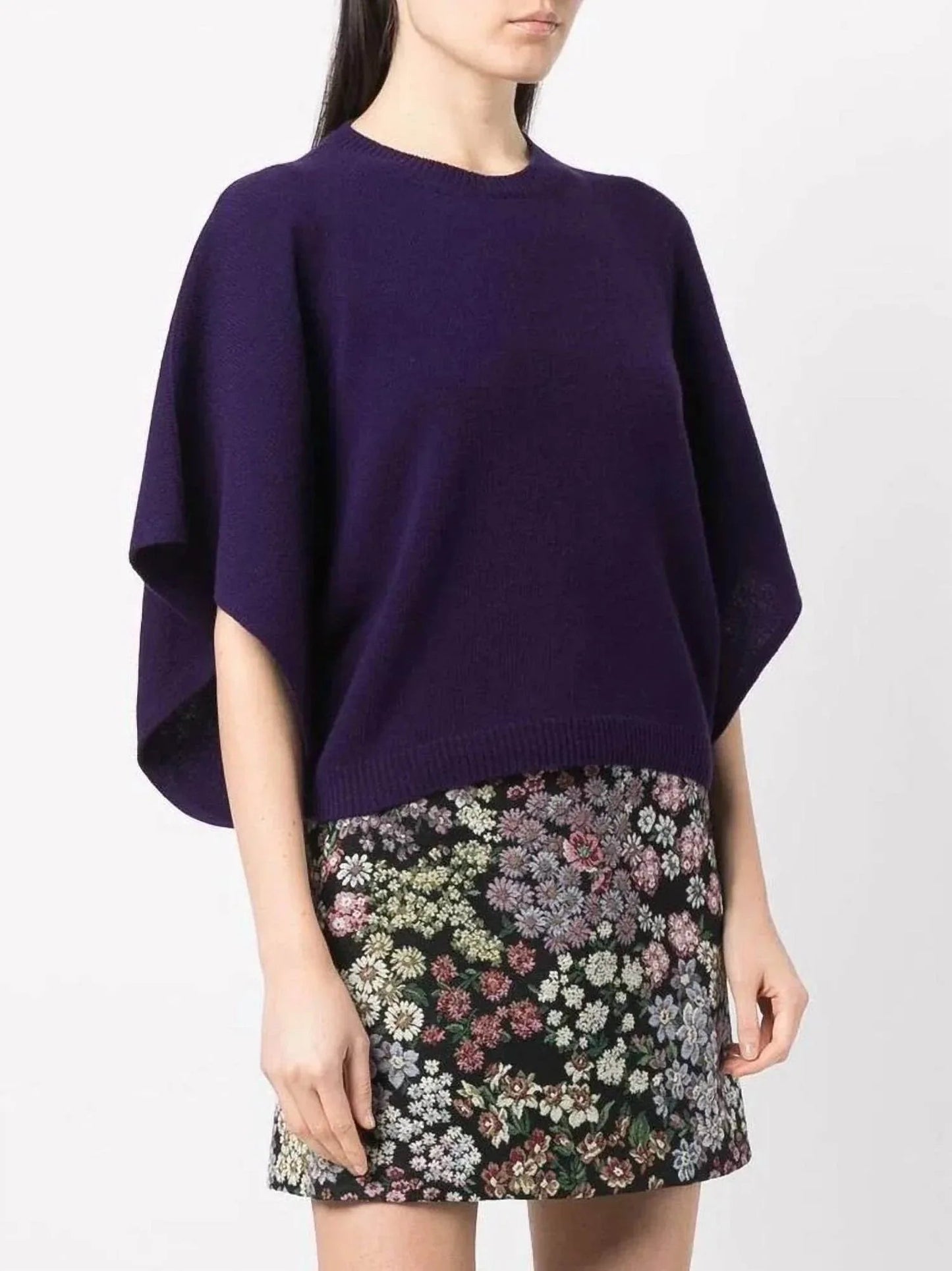 Women’s Batwing-sleeve Knitted Top