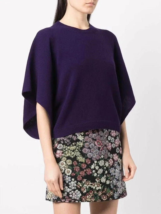 Women’s Batwing-sleeve Knitted Top