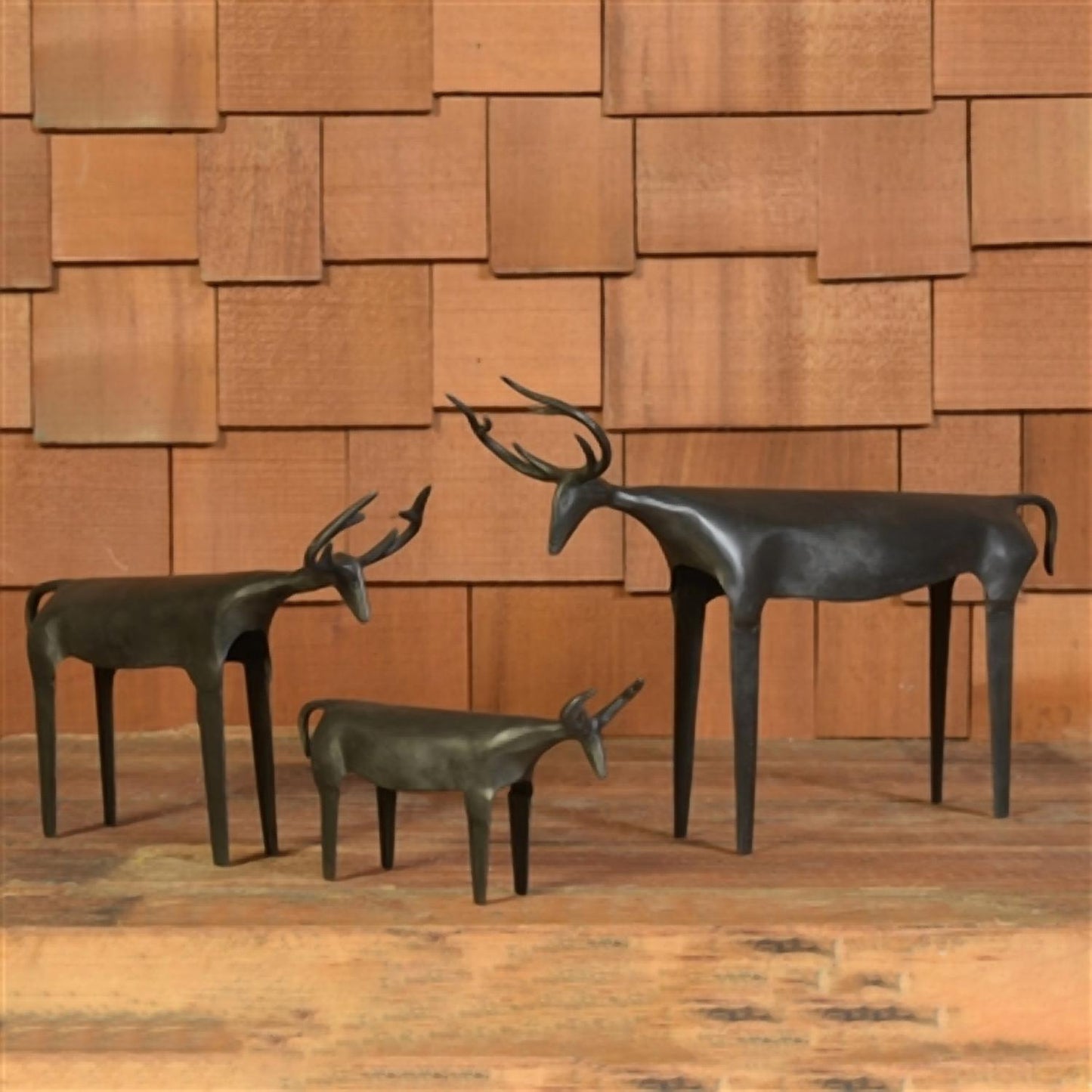 Iron Rustic Deer Decor