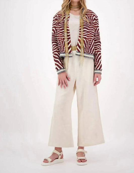 Zanzibar Zebra Jacket