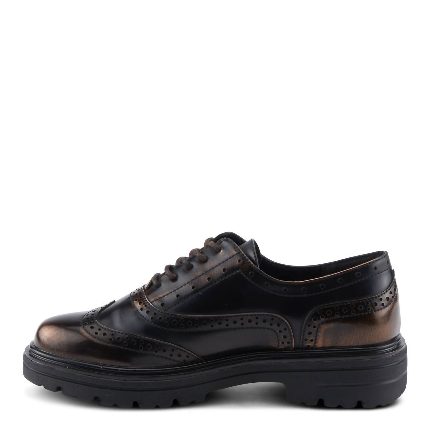 Ryliana Oxford-Schnürschuhe für Damen im Used-Look