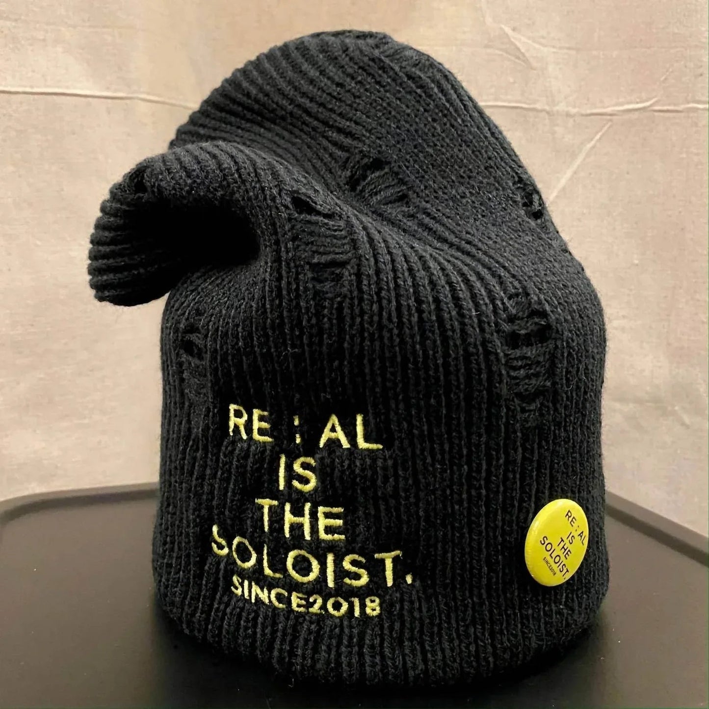 Men's Straight Knit Beanie