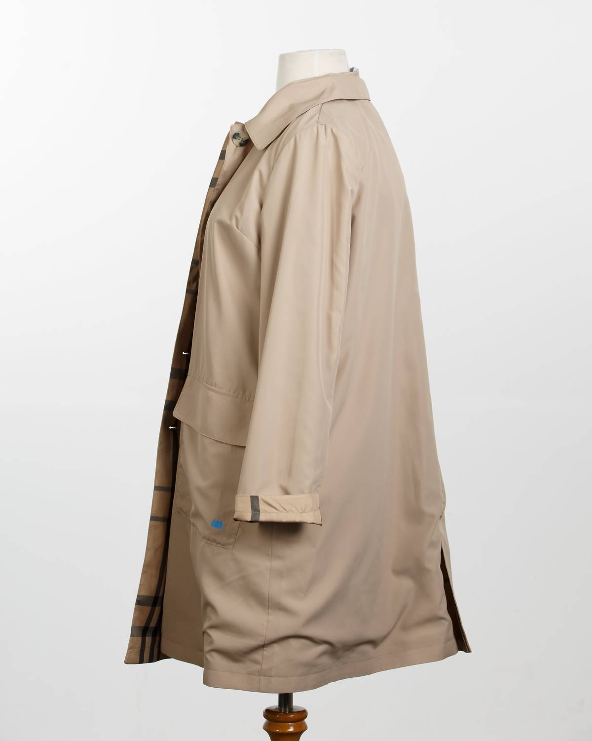 Regenmantel mit abnehmbarer Kapuze Regen-Trenchcoat