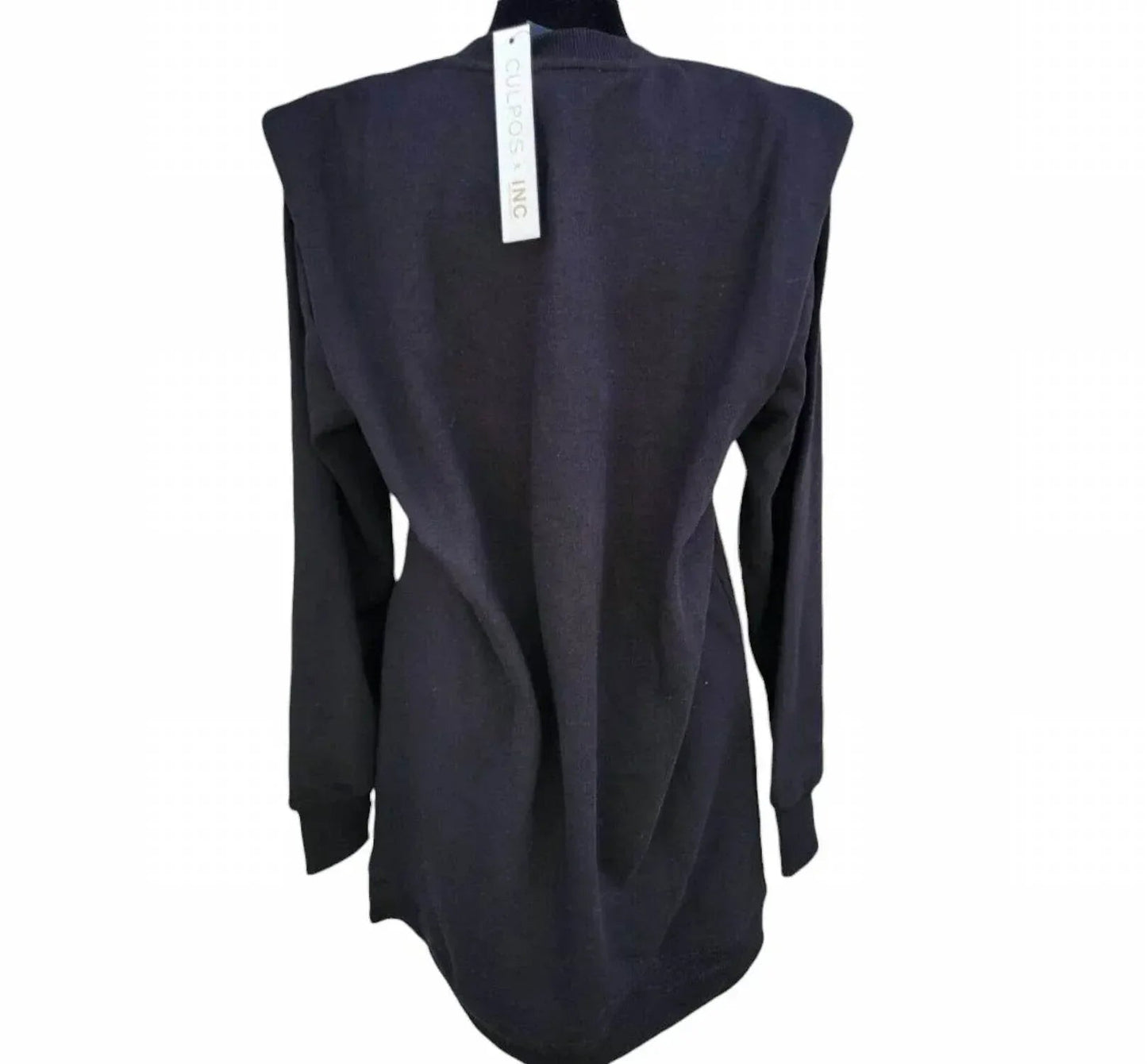 Damen Mini-Strick-Sweatshirt-Sportkleid