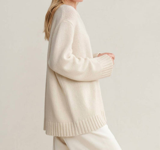 Cashmere Amelia Crewneck Sweater