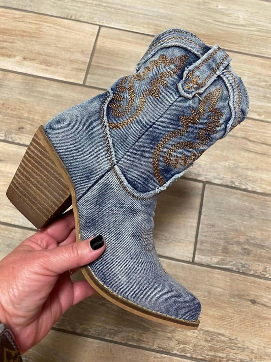 Women's Denim Booties