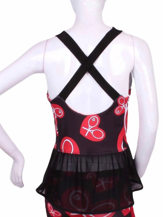 Women's Limited Ruffle Tennis Tank