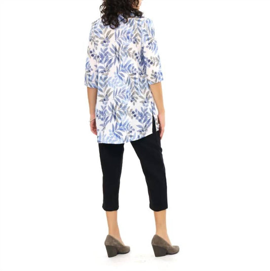 Comet Elbow Sleeve Tunic Top