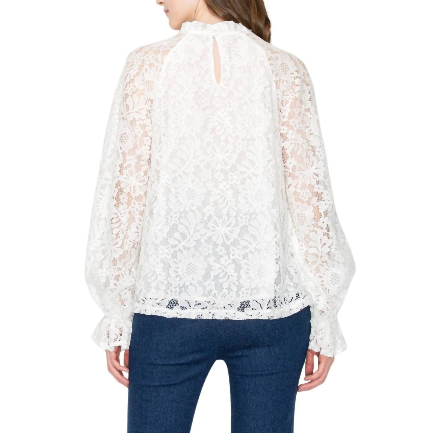 Vintage Floral Lace Blouse