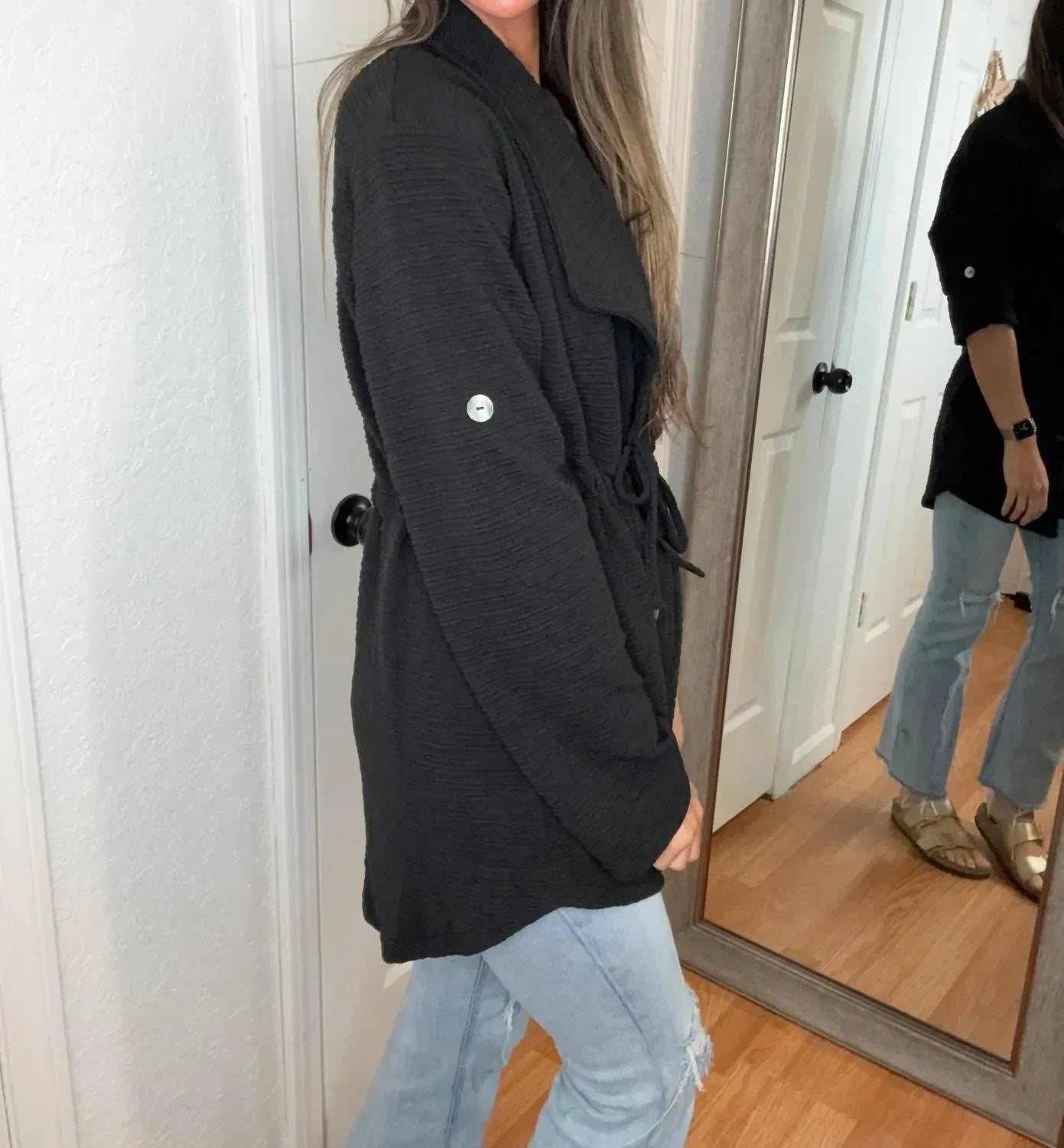 Belinda Textured Layering Jacket