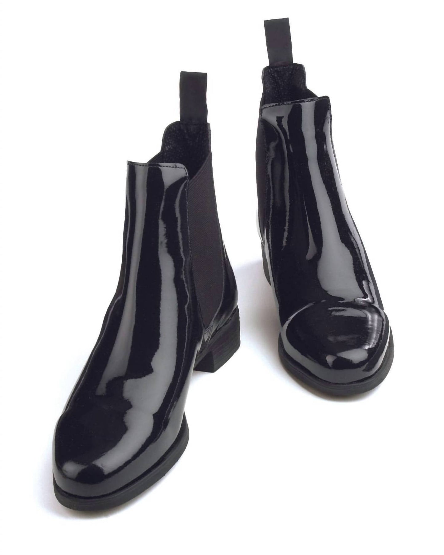 Kinder-Lackleder-Jodhpurstiefel