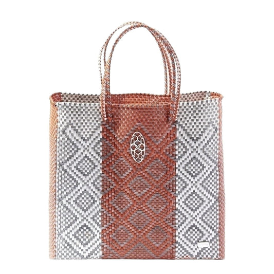 Women's Medium Regular Strap Stripe Tote Bag