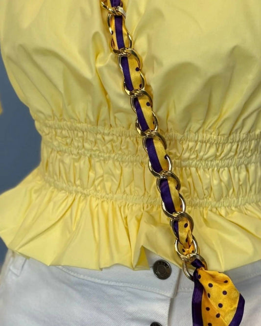 Women's Lsu Chain Gameday Purse Strap