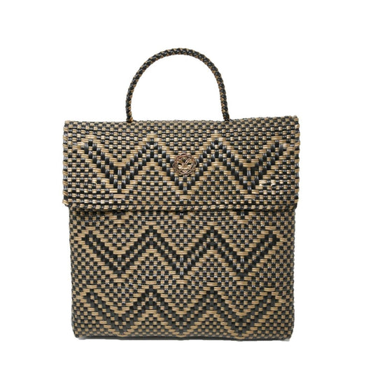 Women's Small Handmade Chevron Backpack