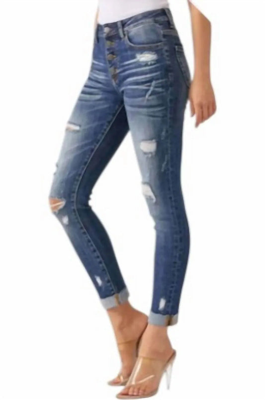 Distressed Skinny Jeans