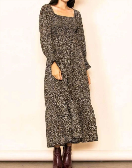 Women's Leopard Maxi Dress
