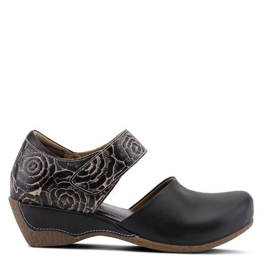 Women's Gloss-pansy Leather Mary Jane Shoes
