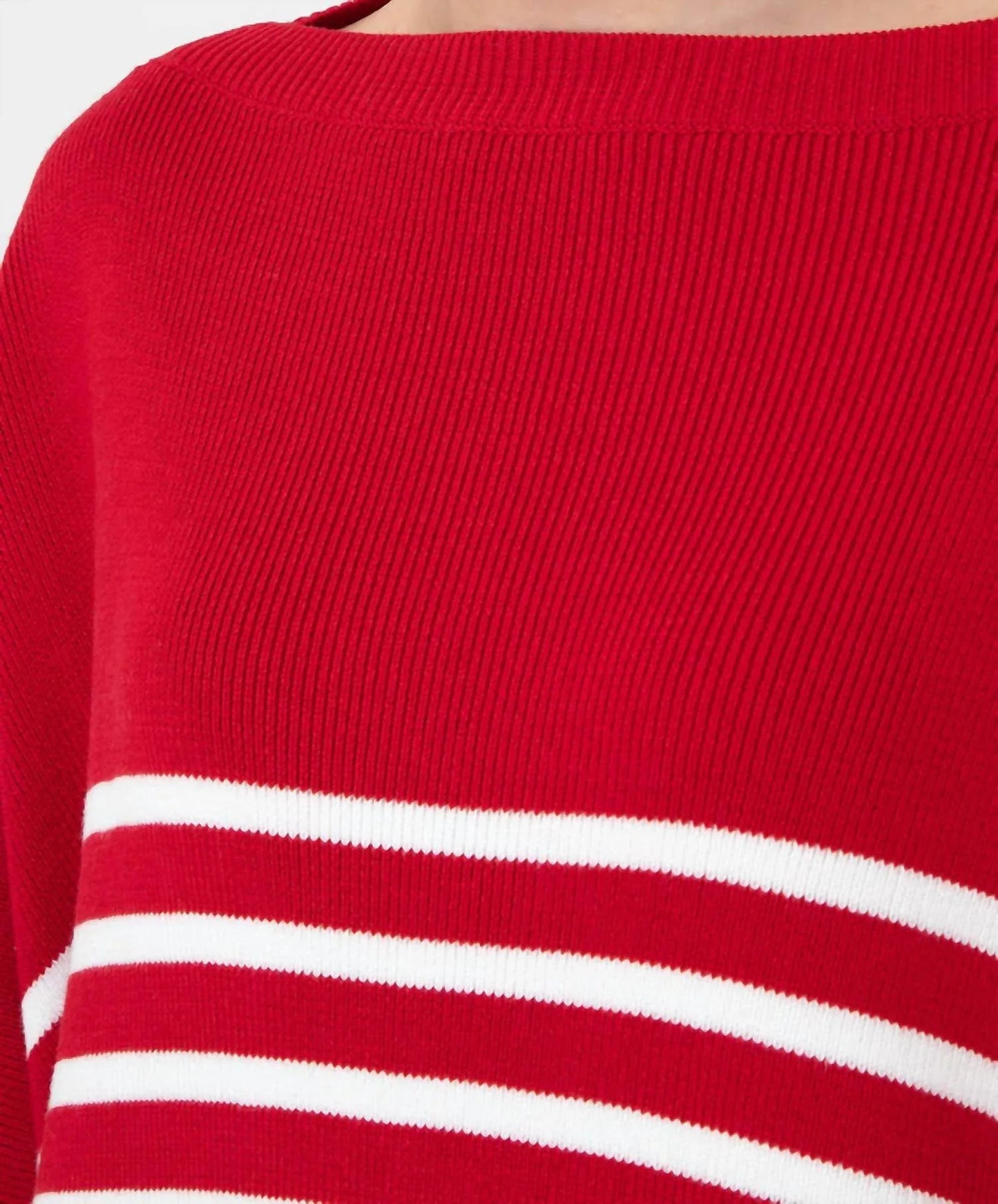 Striped Jumper With Logo Pattern