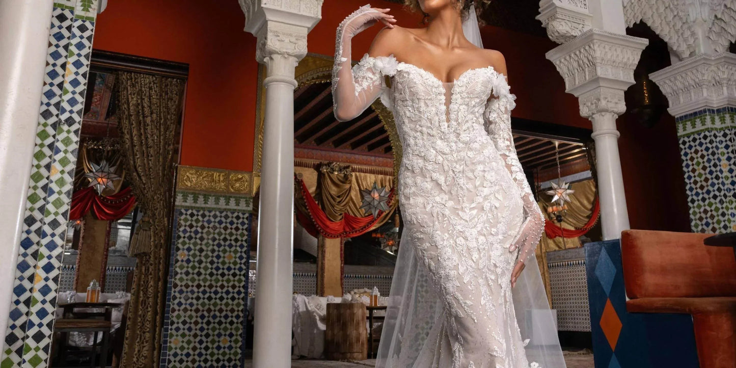 Ada Train Wedding Dress