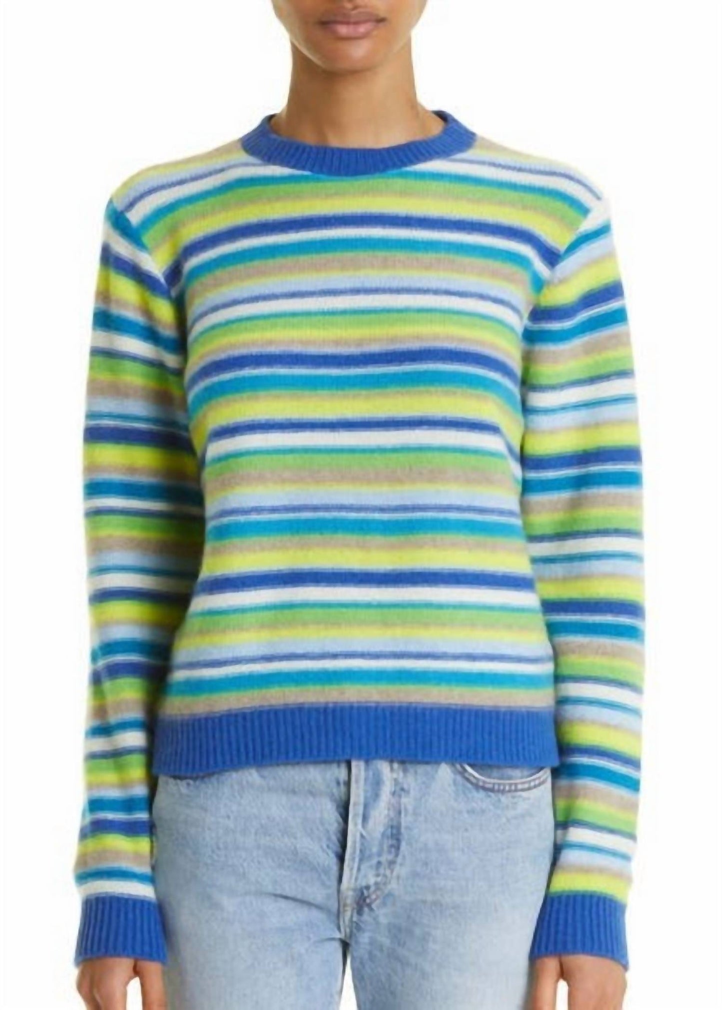 Vista Stripe Crew Sweater