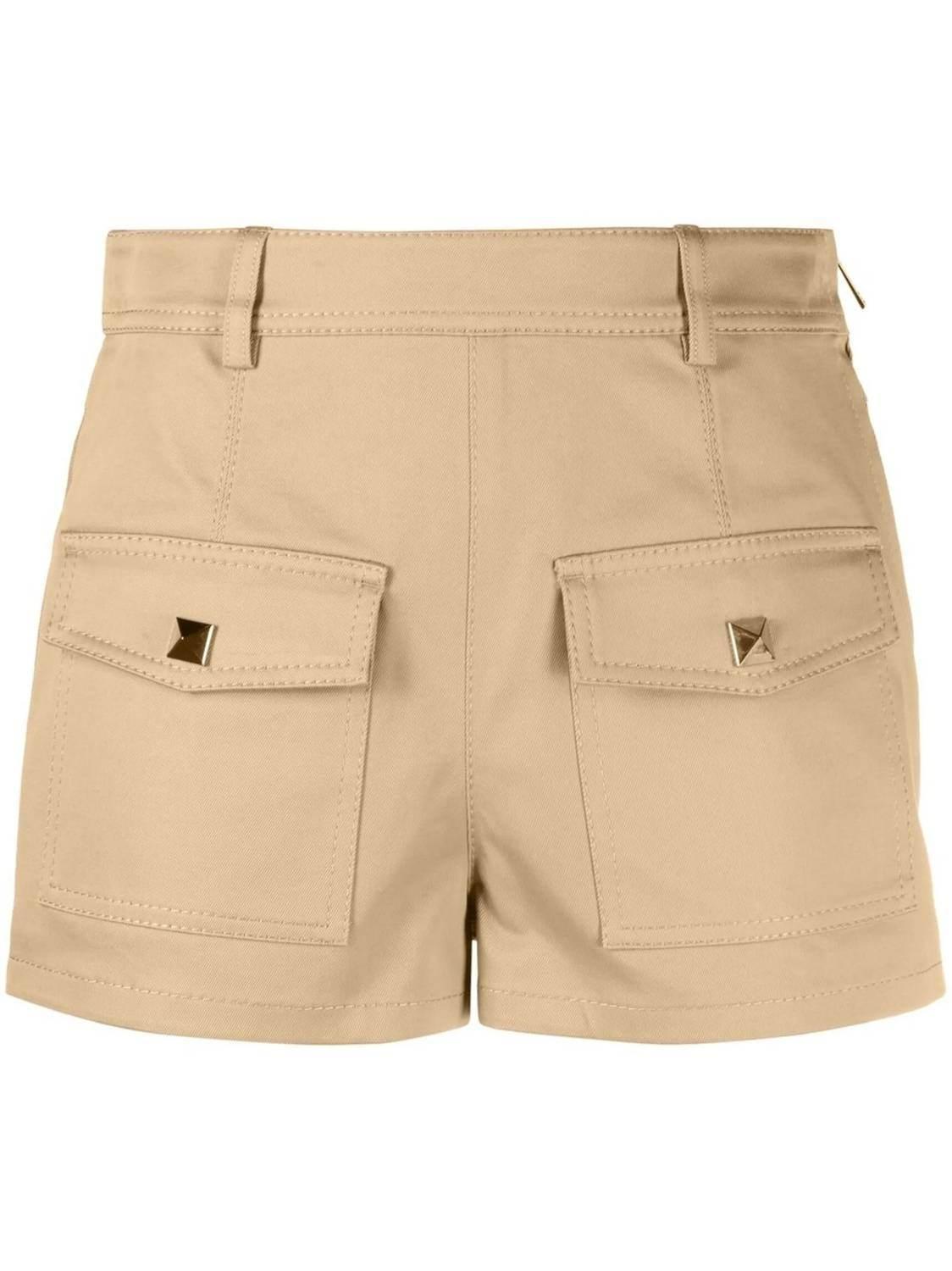 Stretch Cotton Low Rise Shorts