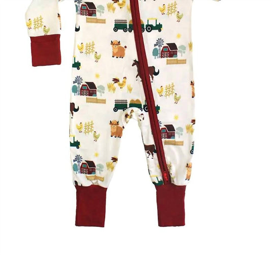 Baby's Pajama Convertible Footie Romper