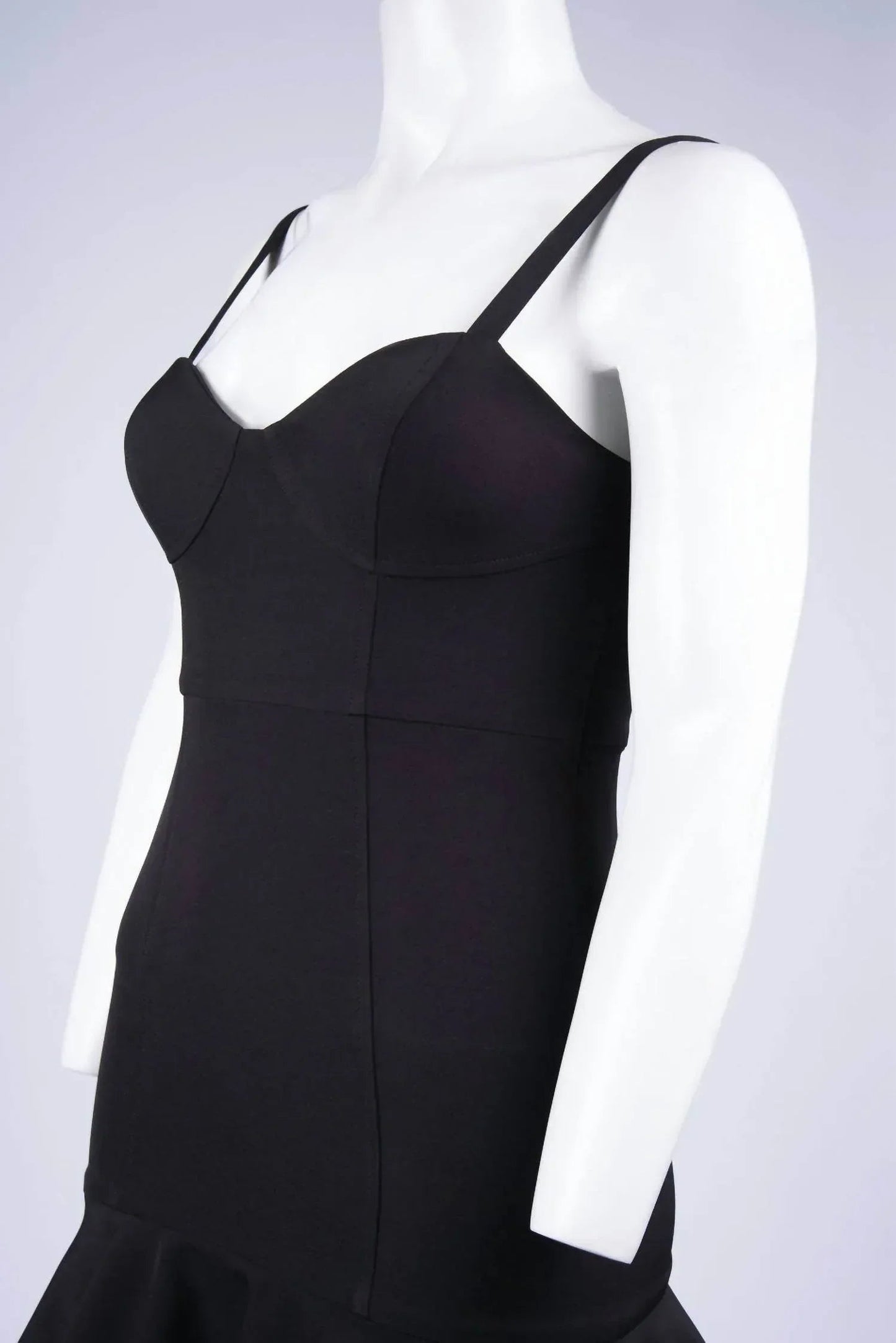 Damen-Minikleid mit Ziernähten