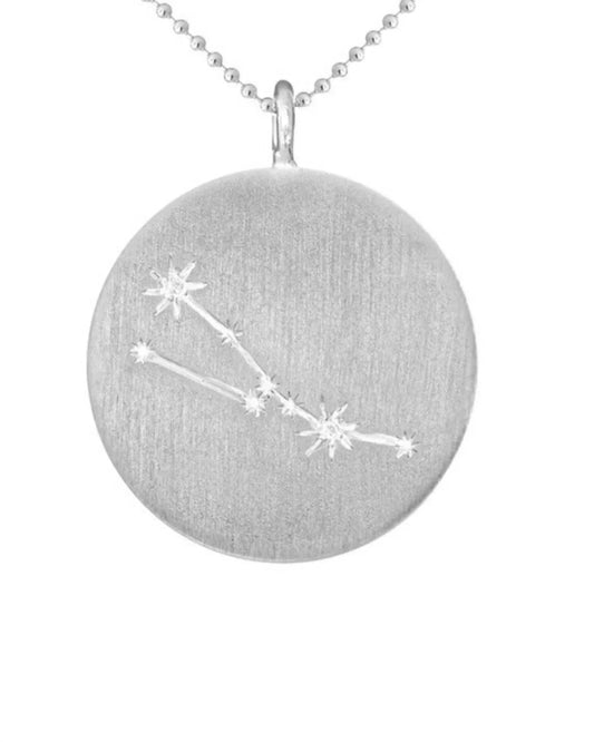 Women's Diamond Taurus Zodiac 18” Necklace