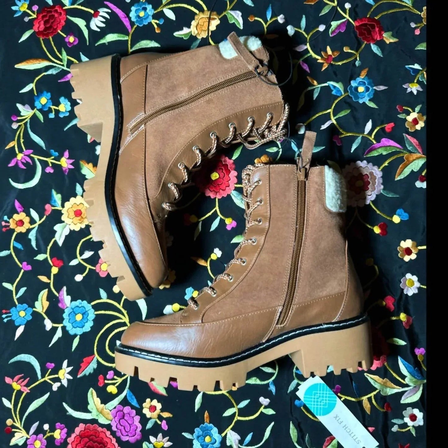 Damen-Stiefelette Alexa aus Leder zum Schnüren