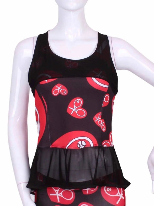 Women's Limited Ruffle Tennis Tank