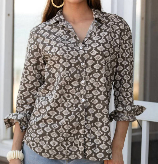 Cotton Keepsake Button Down Top