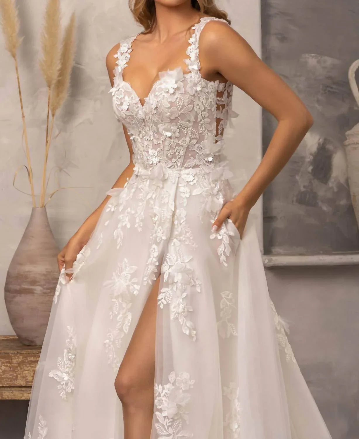 Julie Sheer Mesh-Kleid
