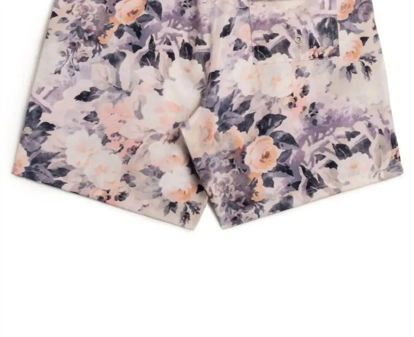 Men's Floral Lined Swim Trunks