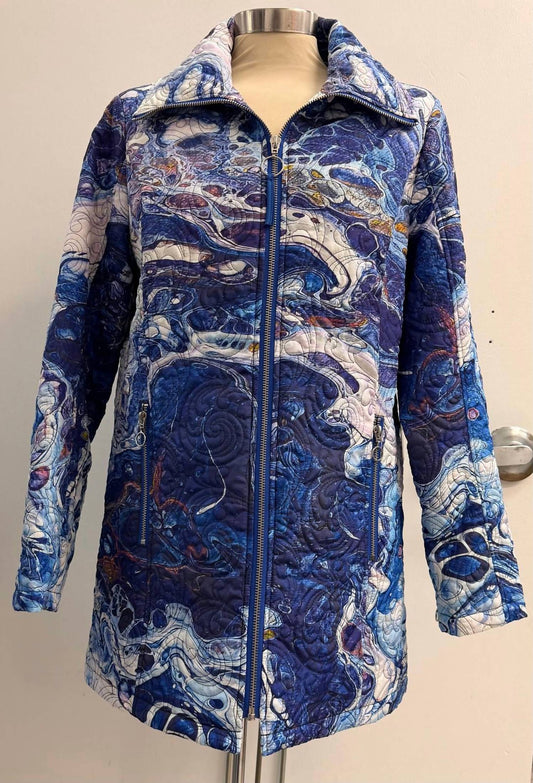 Women's Zip Up Collared Jacket