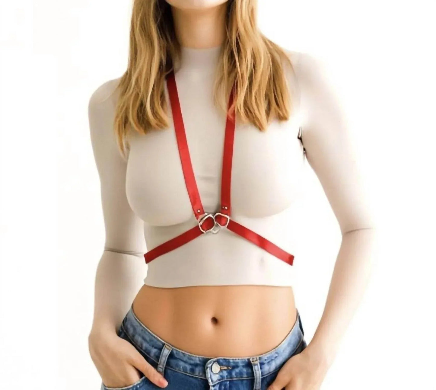 Body Band Single Elastic Halter Harness
