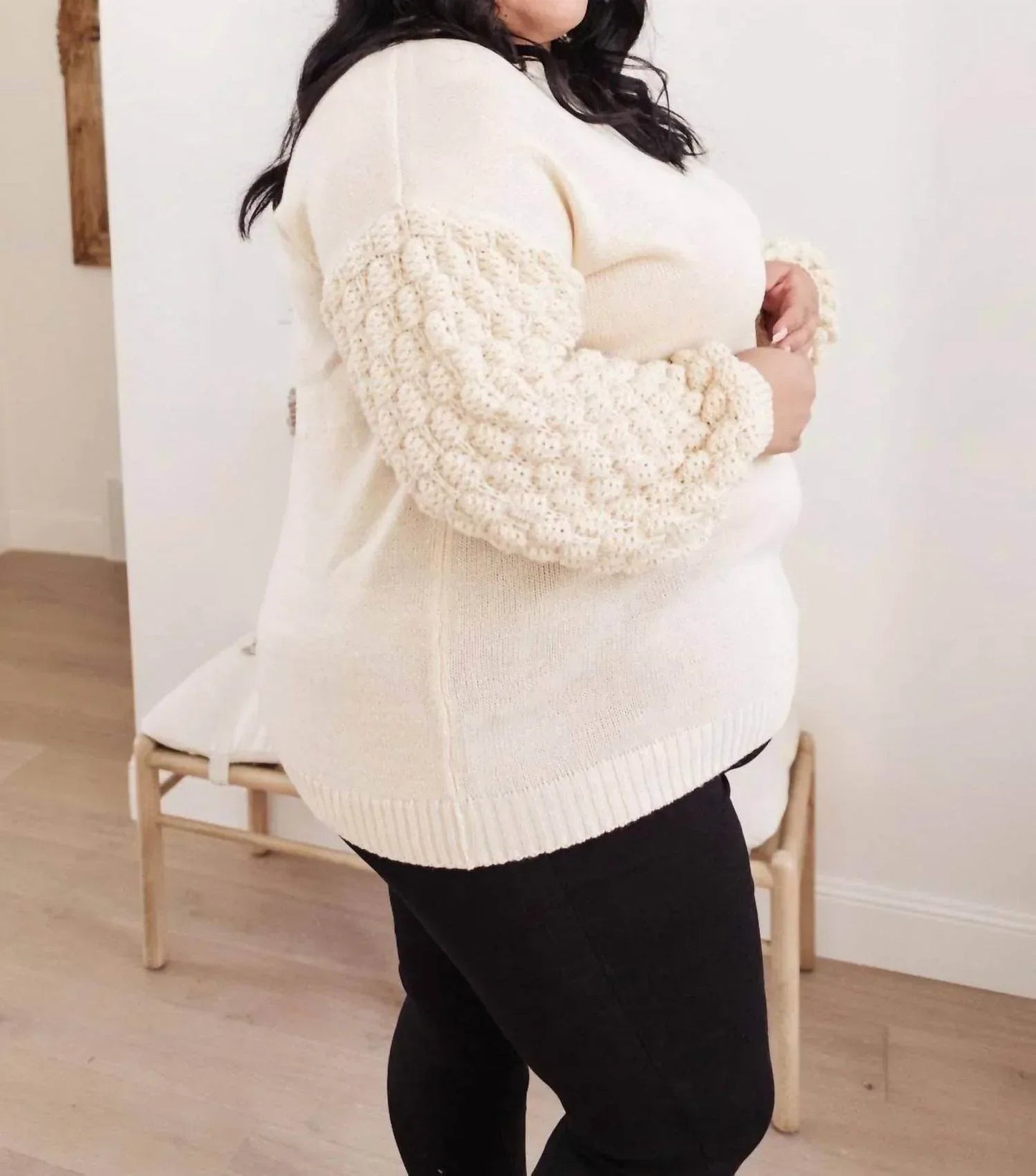 Sprudelnder B-Pullover