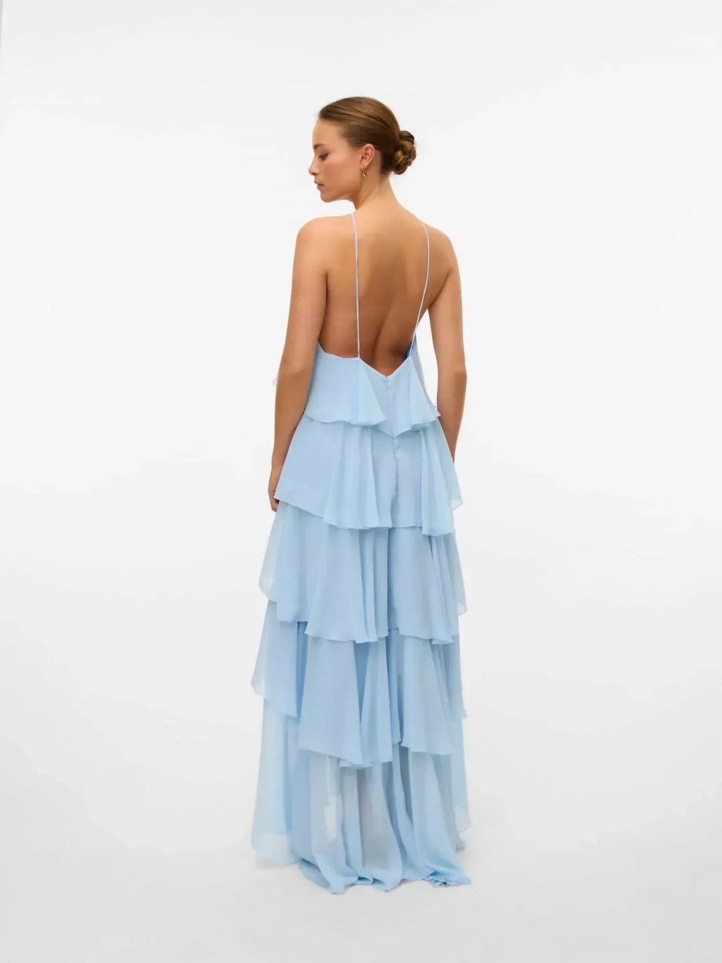 Damen Maxikleid mit Blumenmuster