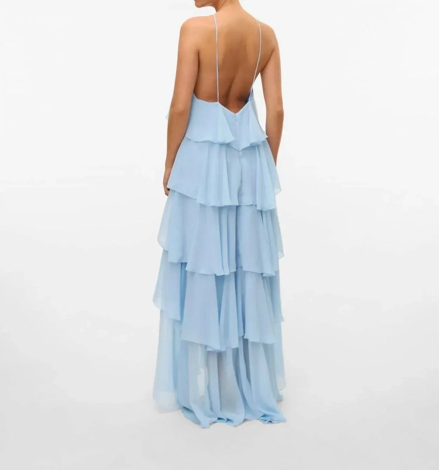 Damen Maxikleid mit Blumenmuster