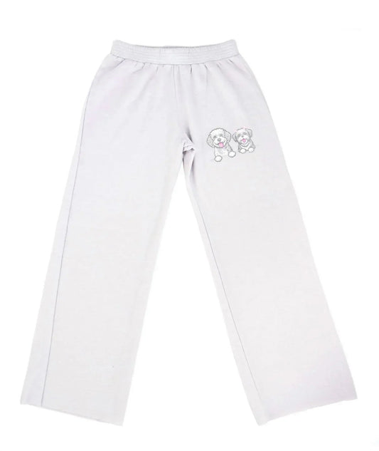 Mädchen Pup Party Sweatpants mit weitem Bein