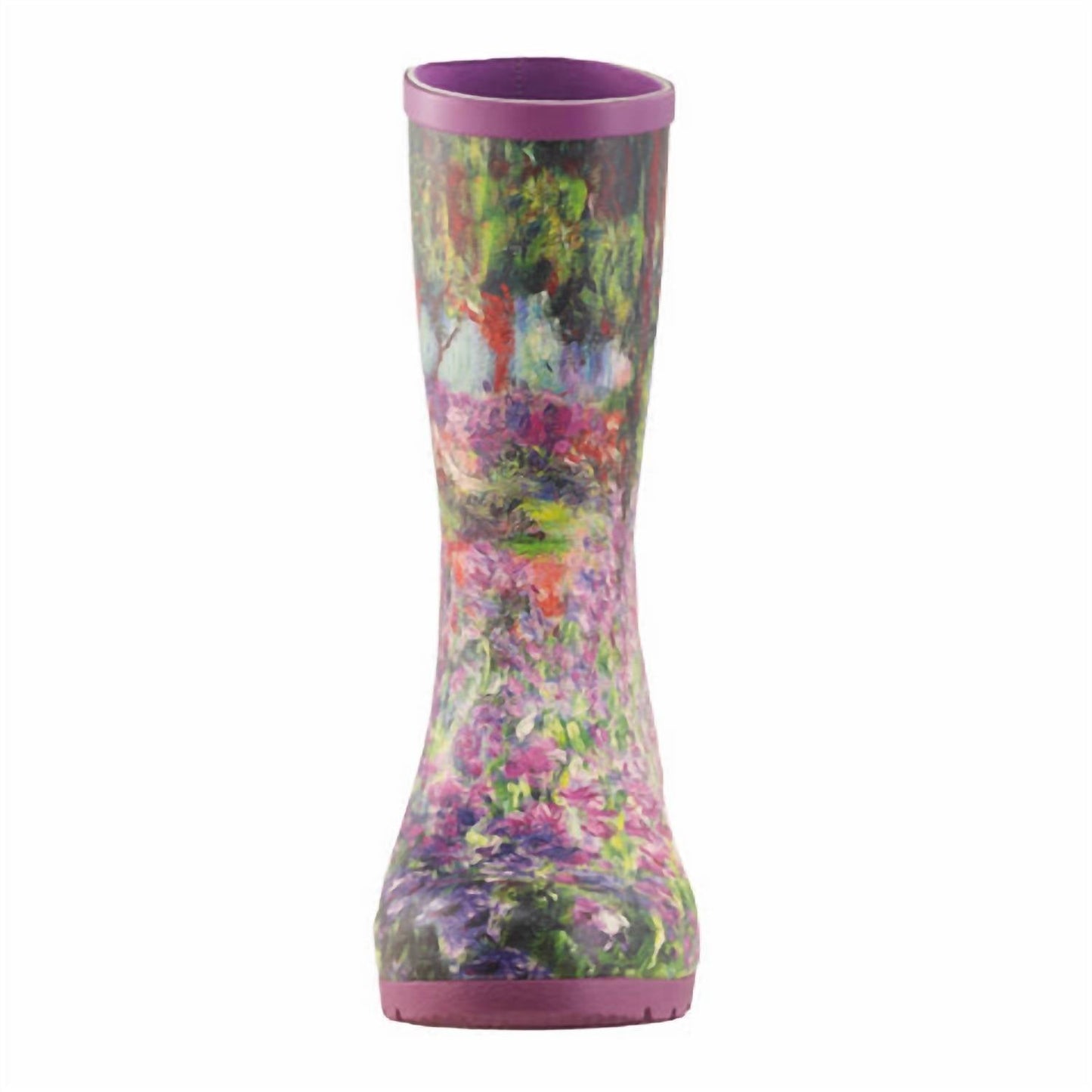 Monet Garten Wadenhoher Gummistiefel für Damen