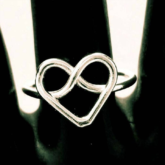Women's Happy Heart Symbol Ring