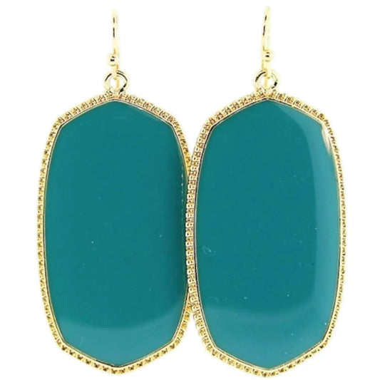 Women's Hexagon Drop Earrings