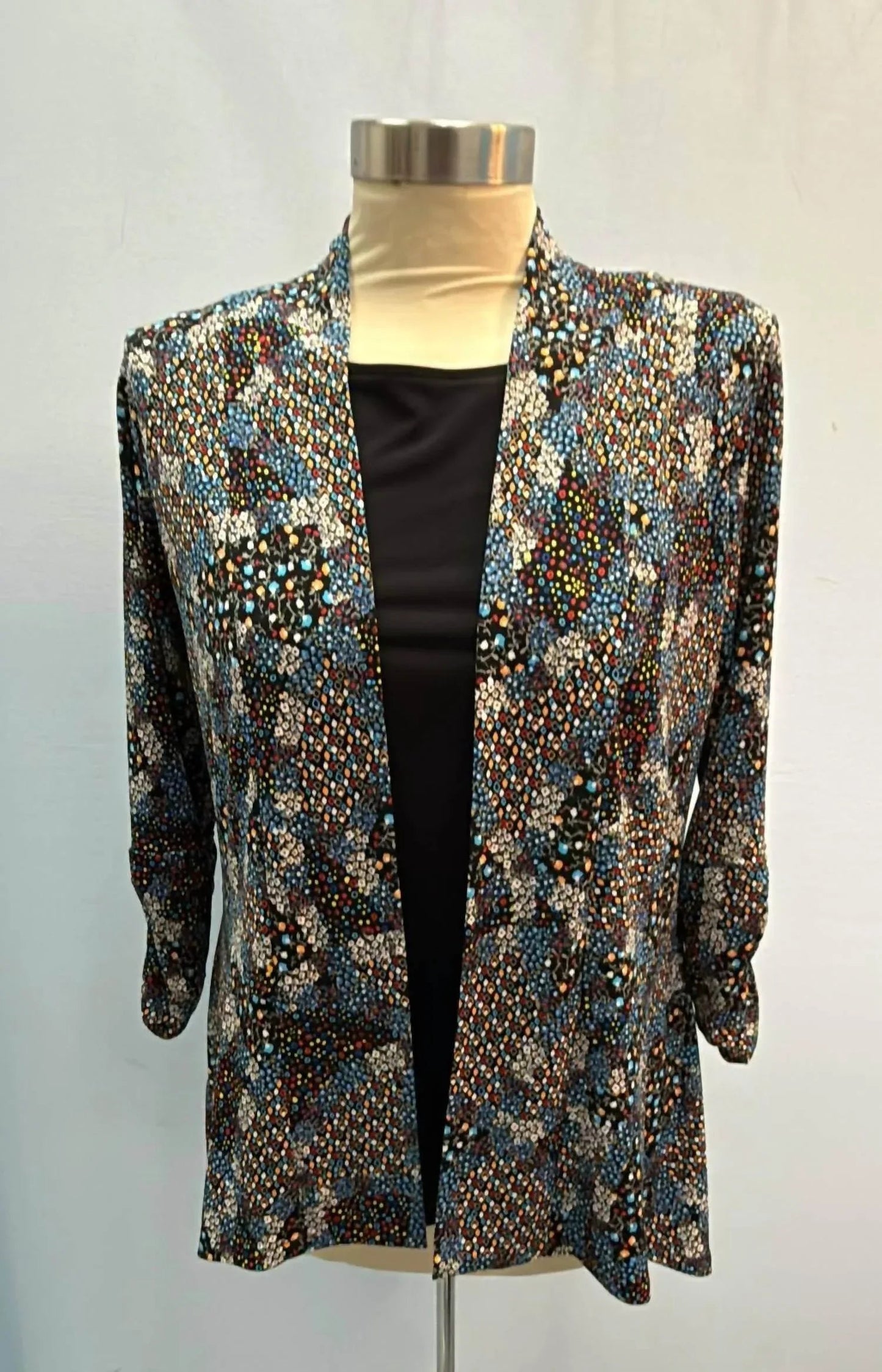 Damenbluse Kima mit einfarbigem Cami-Set