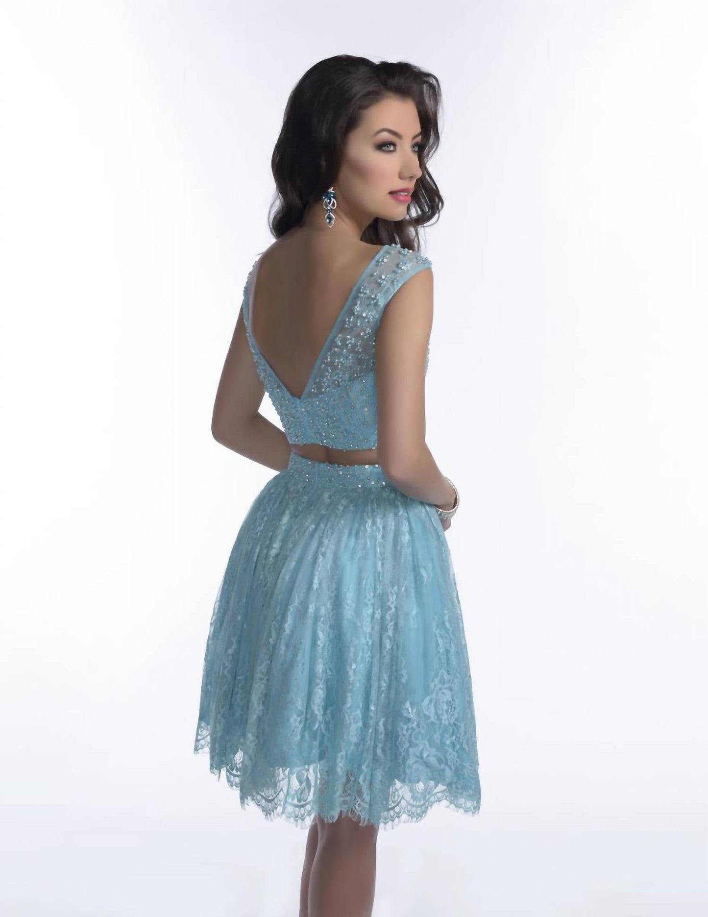 Ärmelloses Minikleid, zweiteilig