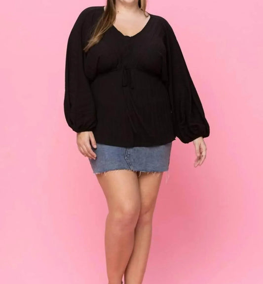 Solid Pleated Silky Fabric Top