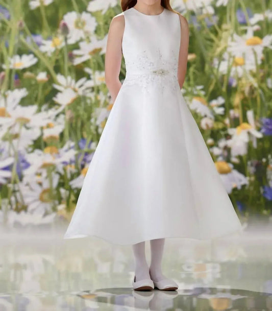 Detailed High Neckline Dress