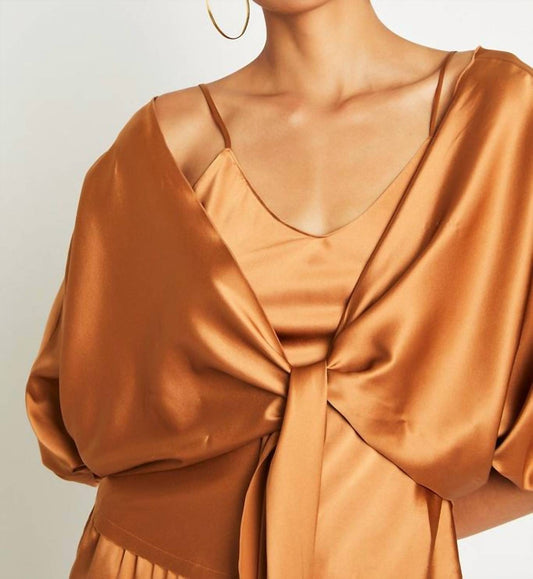 Ali Silk Wrap Top