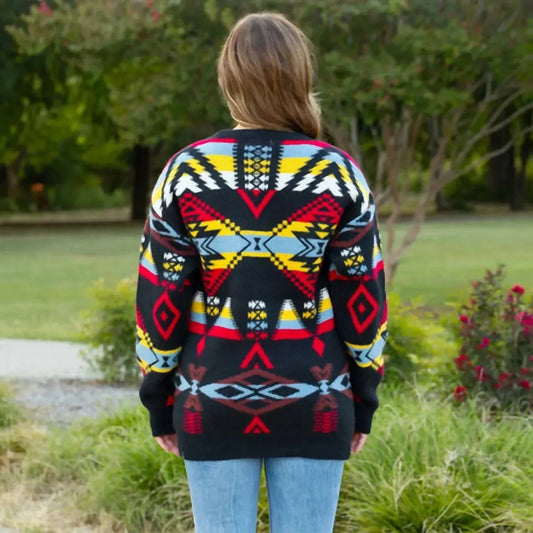 Colorful Aztec Tribal Sweater